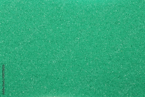 Green foam sponge sheet texture background