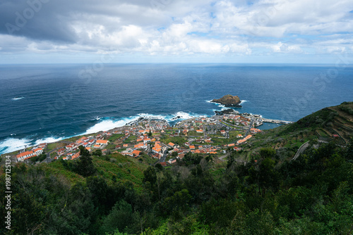 Panoramic View of Porto Moniz from Miradouro da Santinha