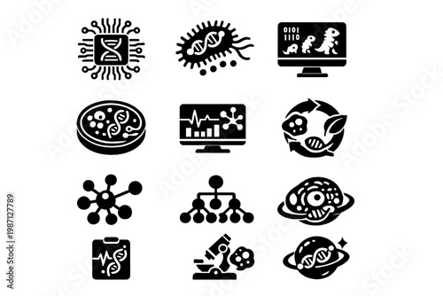 Icon arrows simple set synthetic workflow vector symbol generation diagram life image