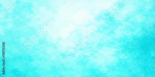 Soft turquoise abstract background with white gradient vector texture