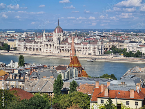 The Hungarian Parliament Building is in the late Gothic style and is a symbol of Hungary. It is situated on the Pest side of the Danube and is the seat of the Hungarian National Assembly.

