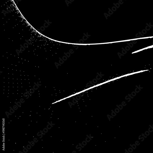 White lines on black background abstract minimalism simplicity dark light