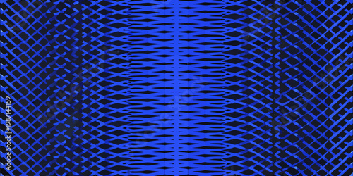 Intricate blue scales resembling reptile skin create a vibrant pattern