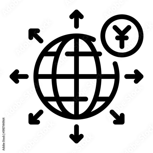 yuan line icon