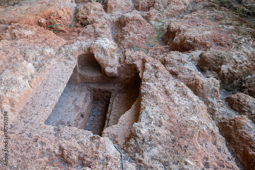 Aerial View of Ancient Rock...