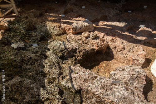 Aerial View of Ancient Rock...