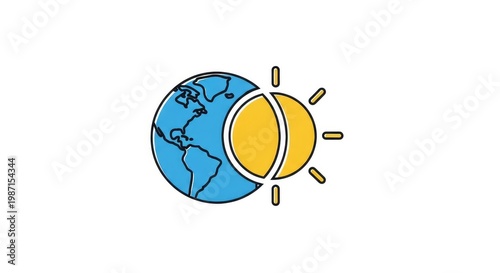 Earth and Sun Eclipse Illustration – Global Phenomena Concept.jpg