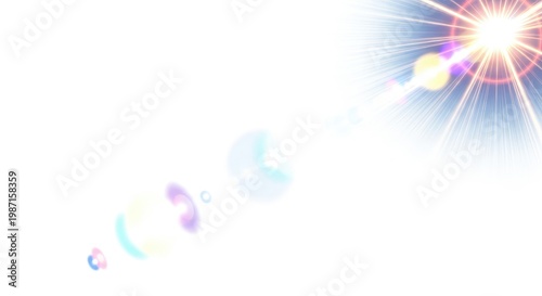 Bright Sunburst Background Clean White Stock Photo for Design.jpg