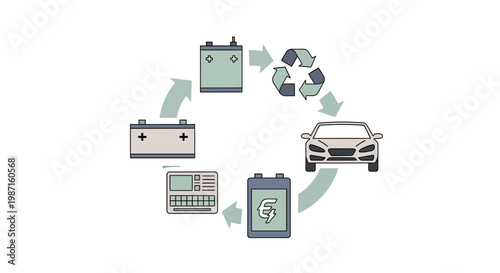 Recycling Lithium Ion Car Battery.