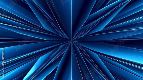 Digital blue perspective light geometric abstract background
