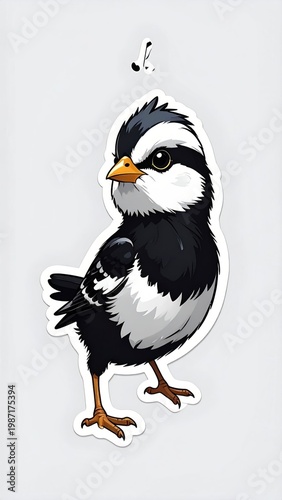 Cartoon bird