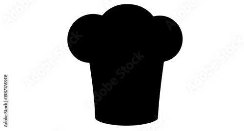 hat, chef, toque, silhouette, black, cooking, kitchen, food, restaurant, baker, cook, uniform, culinary, icon, design, symbol, simple