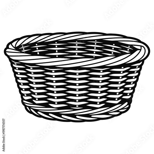 basket vector illustration