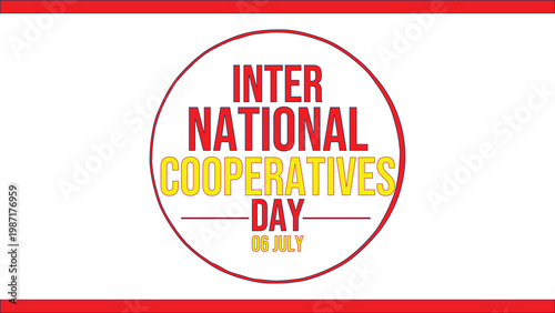 International Day of Cooperatives clean professional design recognizing cooperative enterprises