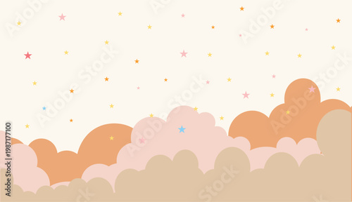 Kids Star wallpaper DESIGN 3447.eps