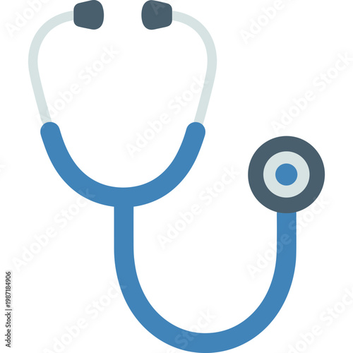 A doctor uses a stethoscope for a medical examination indoors.