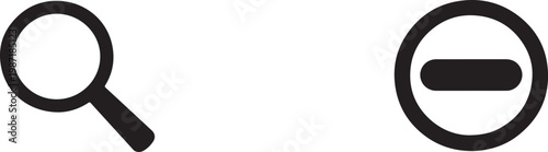 Circular toggle base icon minimal UI switch button interface control settings vector design