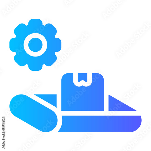 manufacturing gradient icon