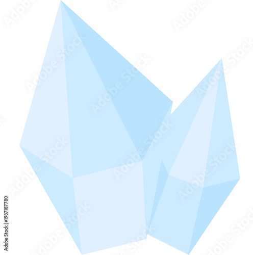 Diamond Gemstone Icon - Brilliant Cut Luxury Jewel Vector