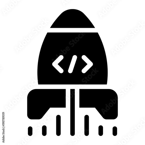 launching glyph icon