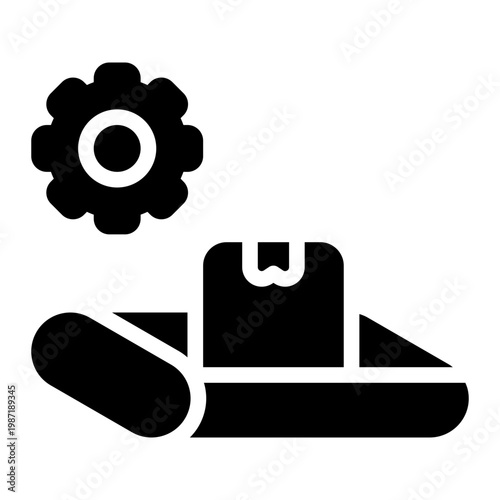 manufacturing glyph icon