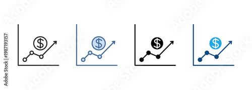 Multi Style Icon Set Forecasting Collection