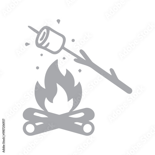 Campfire and Marshmallow