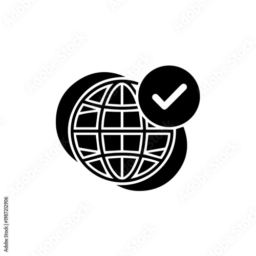 Global network successfully verified, indicating worldwide internet connection and web security approval