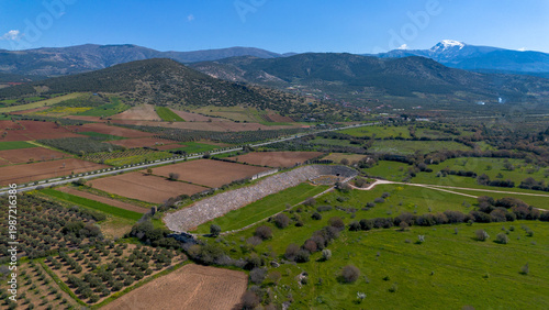Aerial View of the Ancient ...
