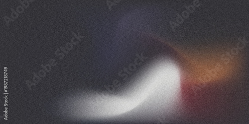 Abstract glowing light streak with warm orange and white gradient on dark background creating smooth motion blur effect for modern digital design