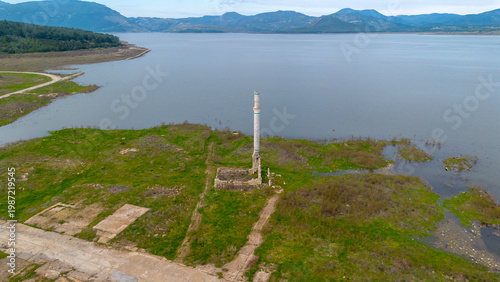 Submerged Minaret of Old Bu...