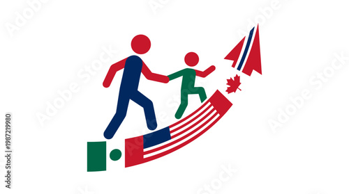 International Collaboration and Education Concept