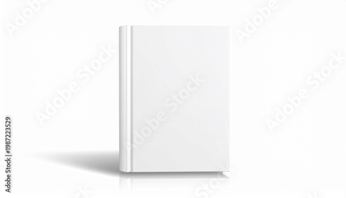 blank white blank book