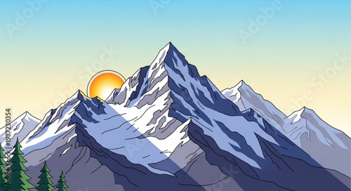 swiss mountain landscape