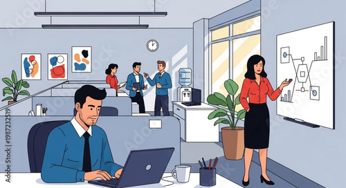 business people in office