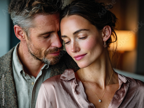 Tender Connection Through Support and Empathy Intimate Relationship Moments Emphasizing Trust and Togetherness in a Cozy Environment