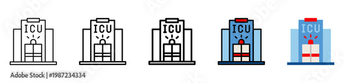 Icu Icon With Differences and Colors