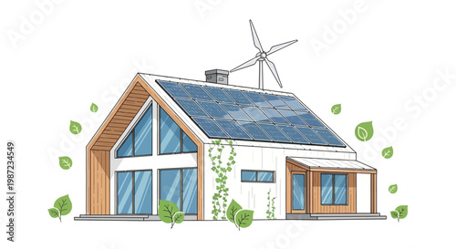 Sustainable Modern Eco Friendly House Design.