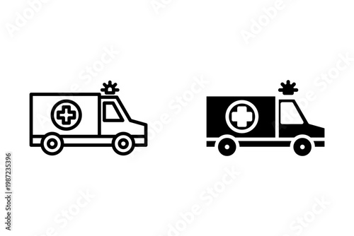 Healthcare and Medical Line Icons, Vector set of design templates and elements for Healthcare and Medicine in trendy linear style - Seamless patterns with linear icons related to Healthcare .