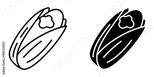 Pistachio nut vector icon, raw healthy snack, green shelled nuts with kernel inside, organic food, natural product, simple flat design, isolated graphic.