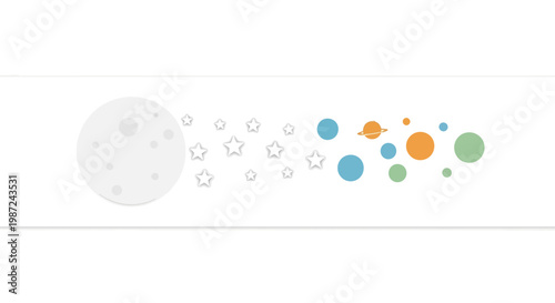 Colorful Bubbles Floating Away.