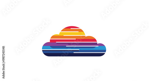 Colorful Cloud Server Storage System.