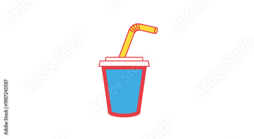 Colorful Plastic Drink Cup.