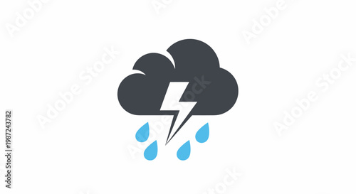 Dark Cloud with Lightning Storm.