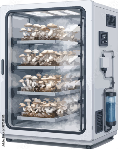 Mushroom Cultivation Chamber growing food