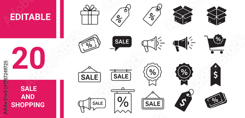 Price tags and promotion symbol. Vector illustration.editable vector price tag label icons, price tag vector icon