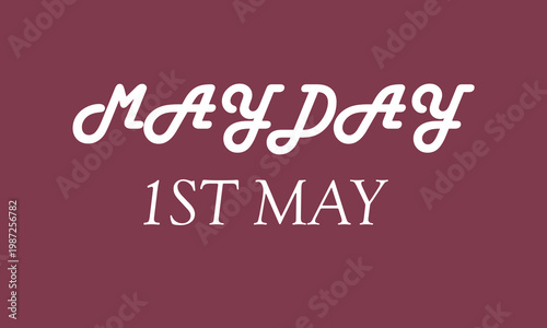 May day banner 2026 with background