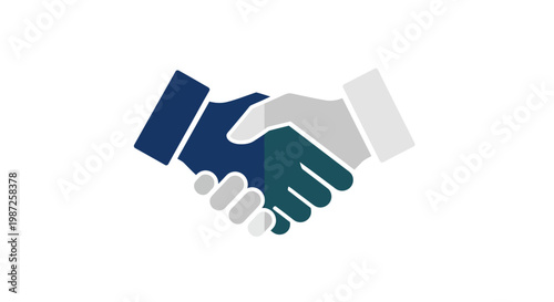 Handshake agreement and partnership concept.