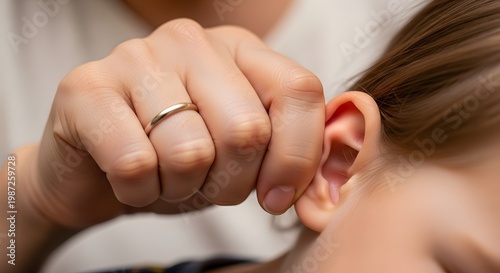 Adorable Little One Shows Joy When His Ears Are Gently Pinched