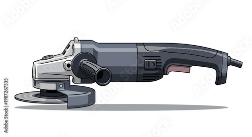 Black 9mm automatic handgun and brass metal bullets isolated on white background depicting a military firearm with trigger and barrel for protection or security ammunition